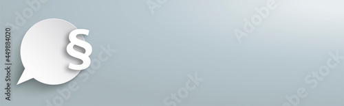 Circle Speech Bubble Paragraph Header