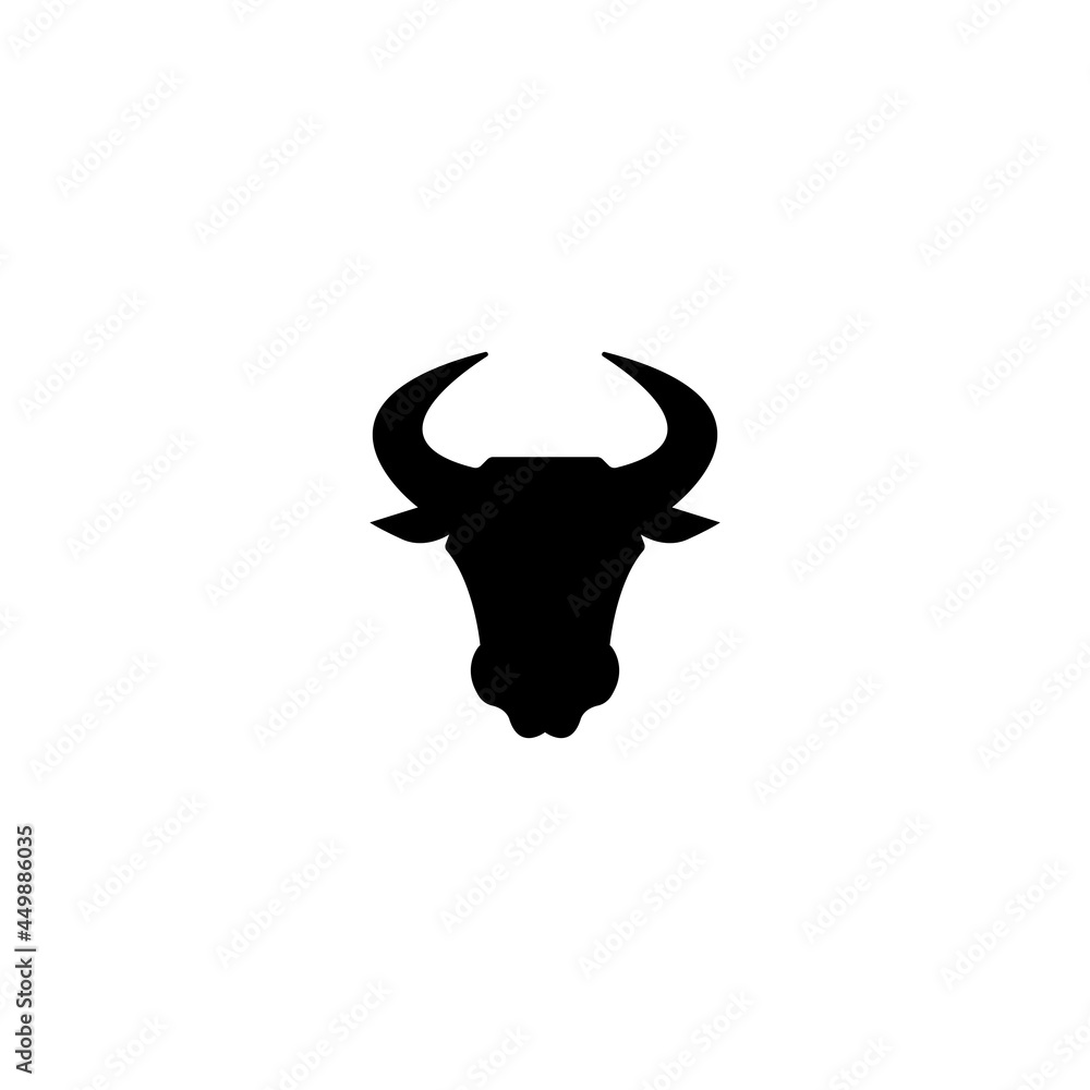 Bison logo icon vector template illustration Bison logo icon vector template illustration