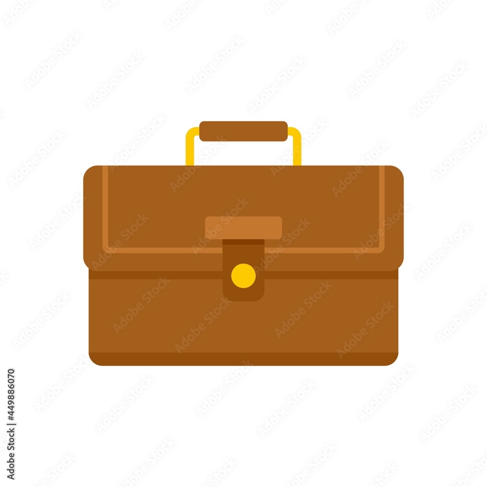 Internship case icon flat isolated vector Internship case icon flat isolated vector