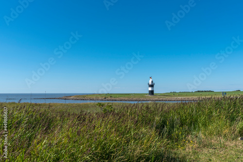 Coastal Landscape with the lighthouse Little Prussian near Wremen