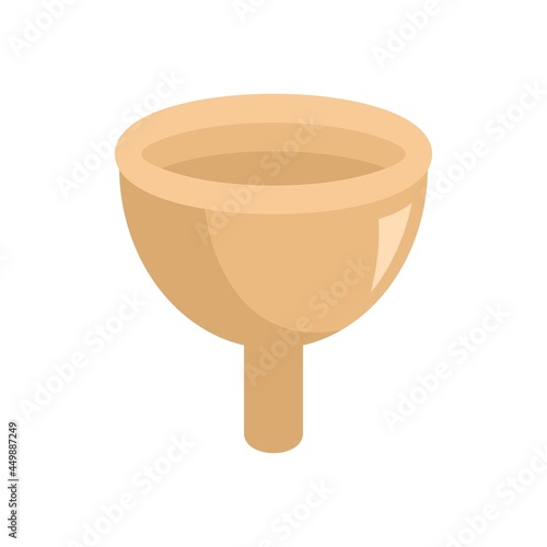 Gynecology tool icon flat isolated vector