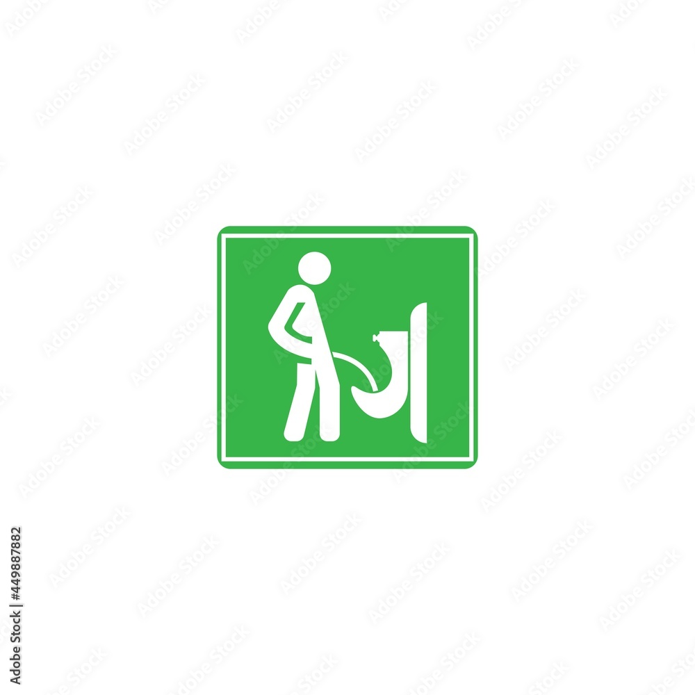 Badge toilet glyph icon, vector cut monochrome badge for house plumbing promotion Badge toilet glyph icon, vector cut monochrome badge for house plumbing promotion