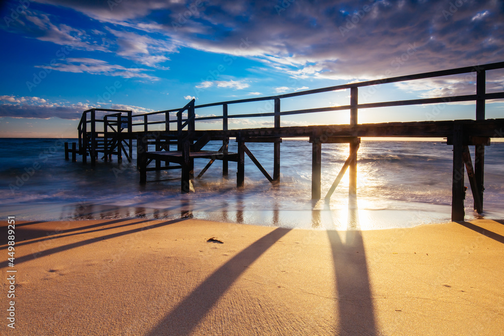 Fototapeta premium Point King Beach at Sunrise in Sorrento Australia
