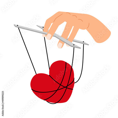 Love control, relationships manipulation