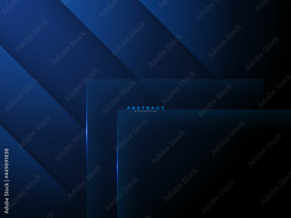 abstract blue background with light lines sparkles