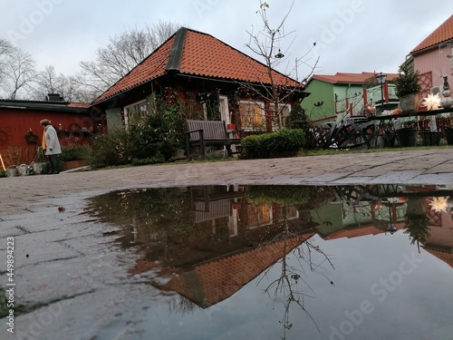 The beautiful old town and nature around Sigtuna in Sweden photo