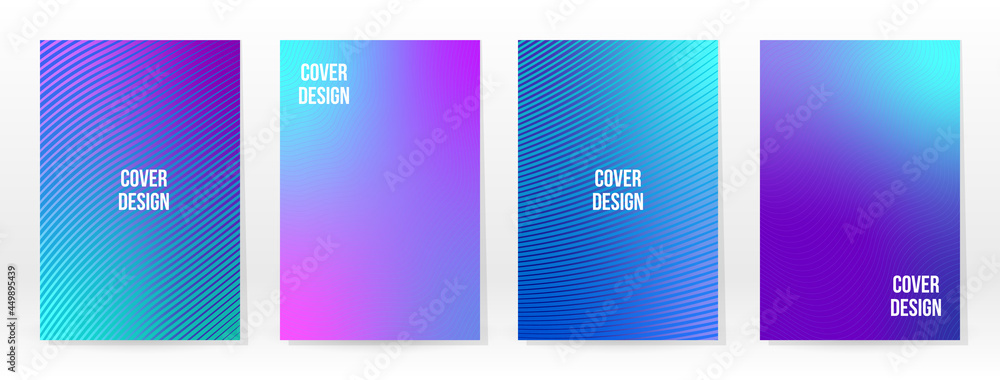 Minimal Poster. Pastel Soft. Blue Gradient Set. Minimal Poster. Pastel Soft. Blue Gradient Set.