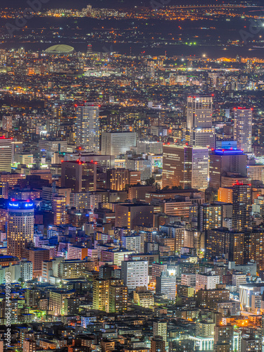 北海道 札幌 藻岩山 夜景 都市景観