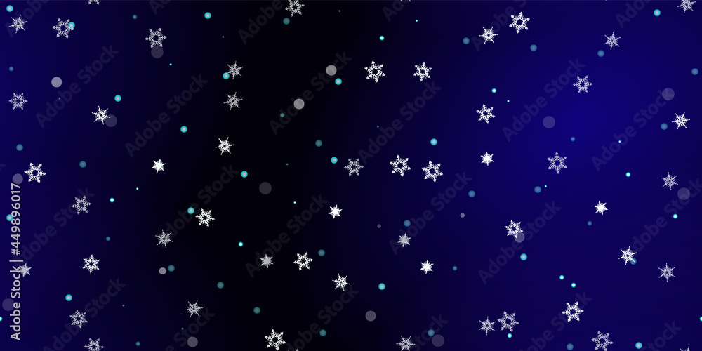 Falling Snowflakes seamless pattern flying snow Falling Snowflakes seamless pattern flying snow
