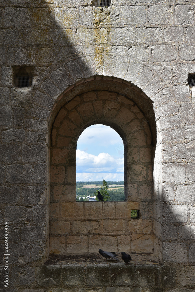 Forteresse médiévale à Loches en Touraine, France
