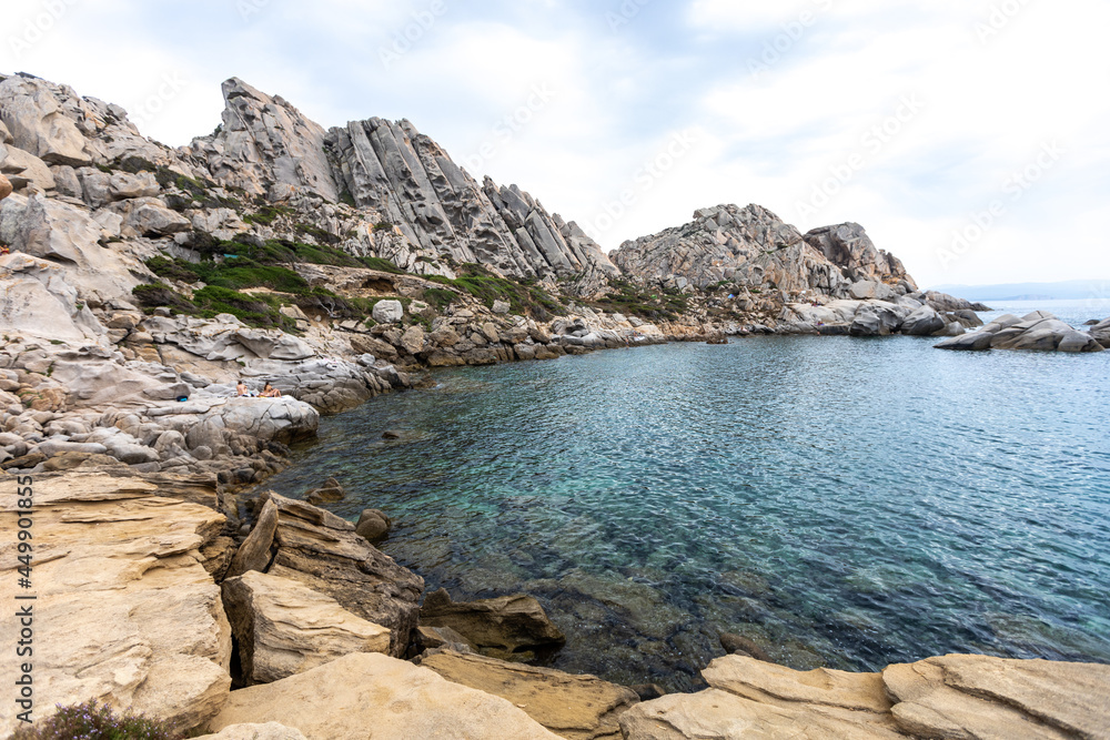 Valle della Luna beach (Valley of the Moon) a beautiful path to Capo Testa, Santa Teresa di Gallura, Sardinia, Italy, Europe