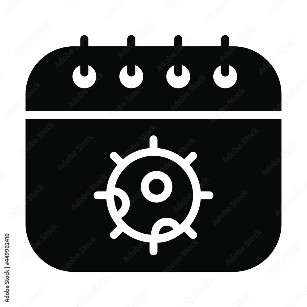 Calendar Healthcare Medical, vector graphic Illustration Icon. Calendar Healthcare Medical, vector graphic Illustration Icon.