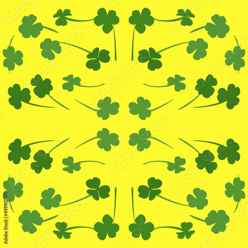 background with green leaves