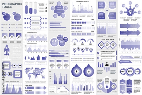 Bundle infographic elements data visualization vector design template. Can be used for steps, business processes, workflow, diagram, flowchart concept, timeline, marketing icons, info graphics.