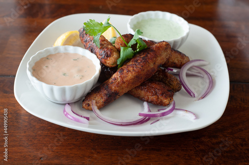 Koobideh kabob - Grilled Minced Meat Kabob photo