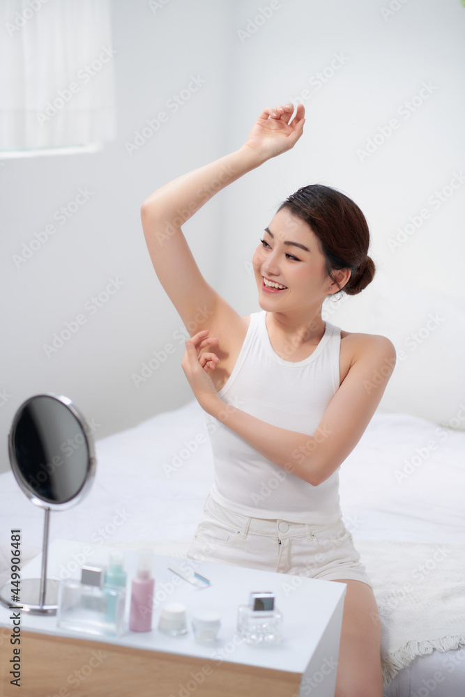 Armpits woman hands up beauty Armpits woman hands up beauty