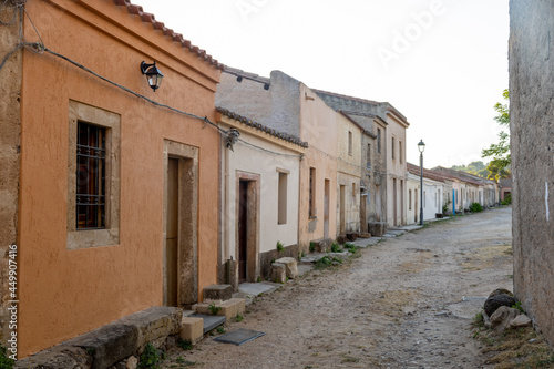 San Salvatore in Sinis is a small hamlet, the setting for various spaghetti westerns. Cabras, Oristano, Sardinia, Italy, Europe