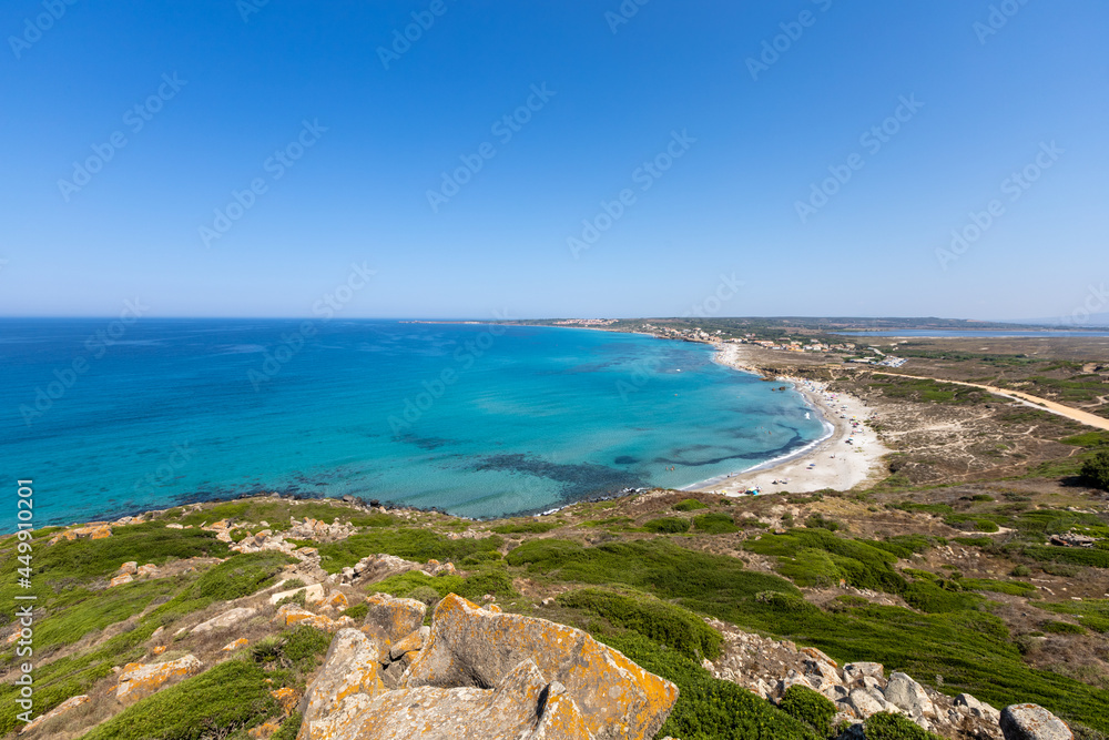 San Giovanni in Sinis beach. protected marine area of the Sinis Peninsula, Cabras, Oristano, Sardinia, Italy San Giovanni in Sinis beach. protected marine area of the Sinis Peninsula, Cabras, Oristano, Sardinia, Italy
