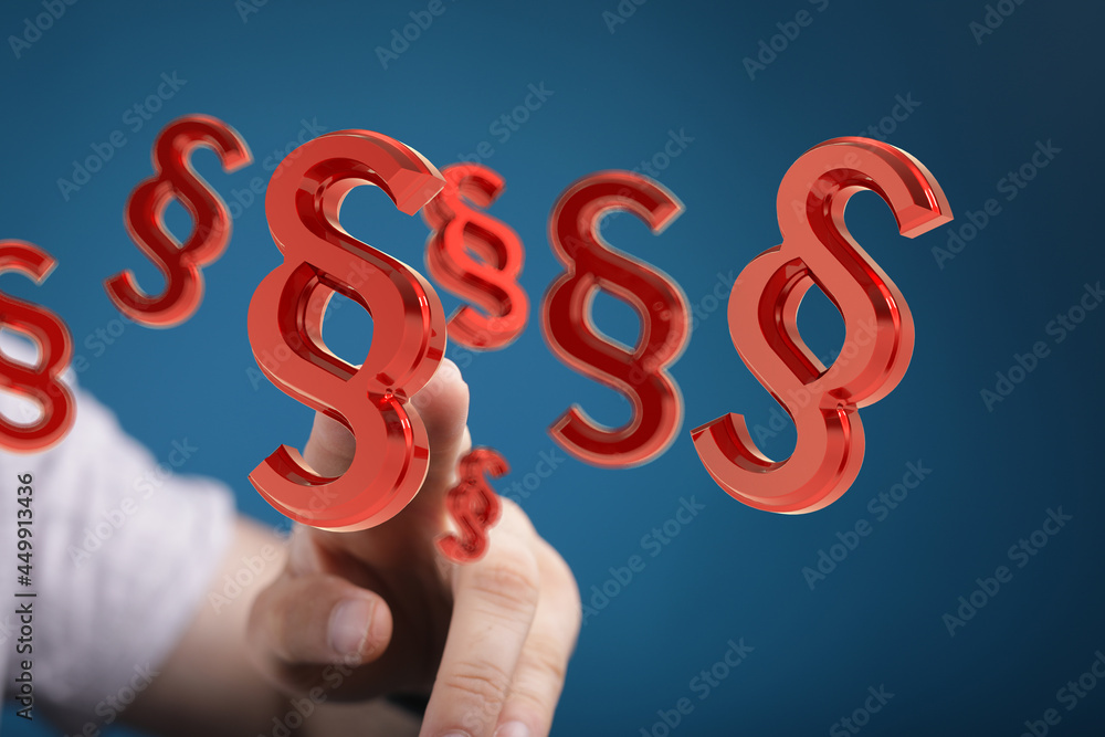 justice Law Lawyer Business Concept 3d