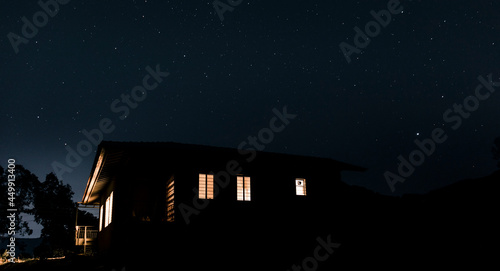 A house in the night