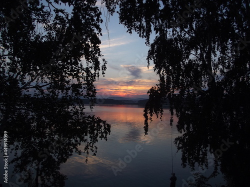 sunset on the lake © Матвеев Данил