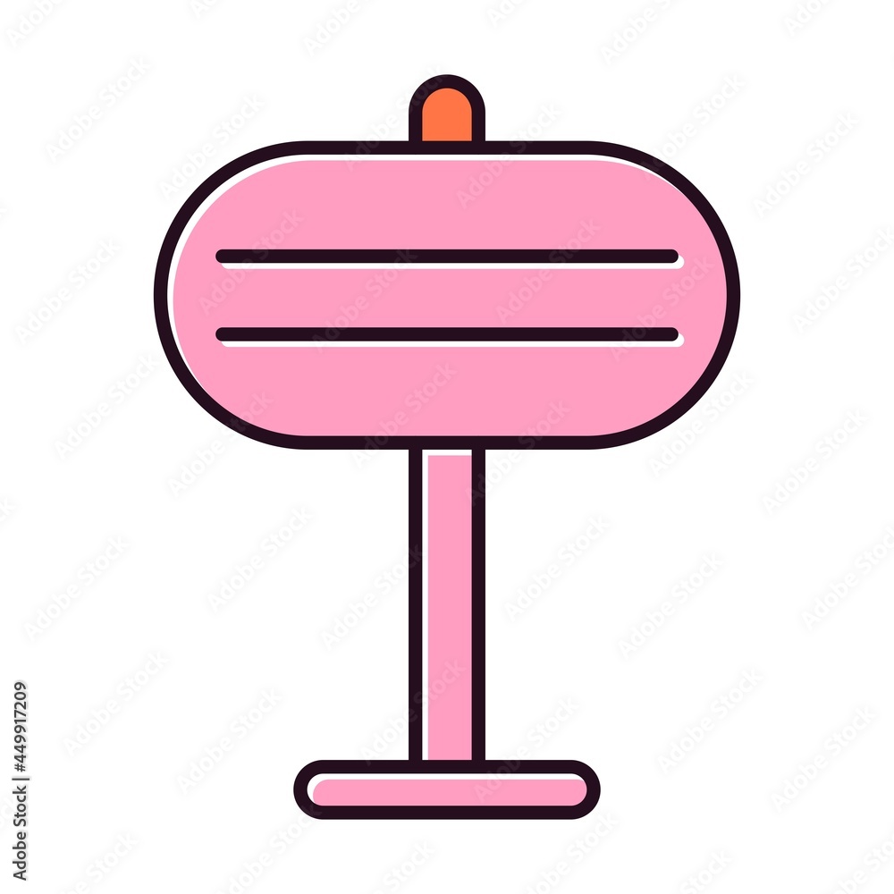 Notice Board Filled Vector Icon Design Notice Board Filled Vector Icon Design