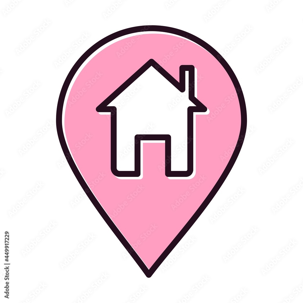 Location Filled Vector Icon Design Location Filled Vector Icon Design