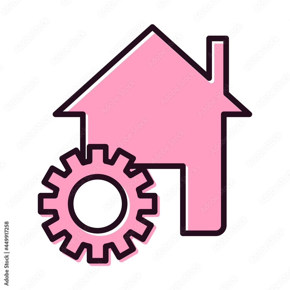 Under Construction Filled Vector Icon Design Under Construction Filled Vector Icon Design