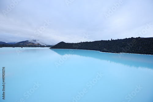 blue lagoon in iceland photo