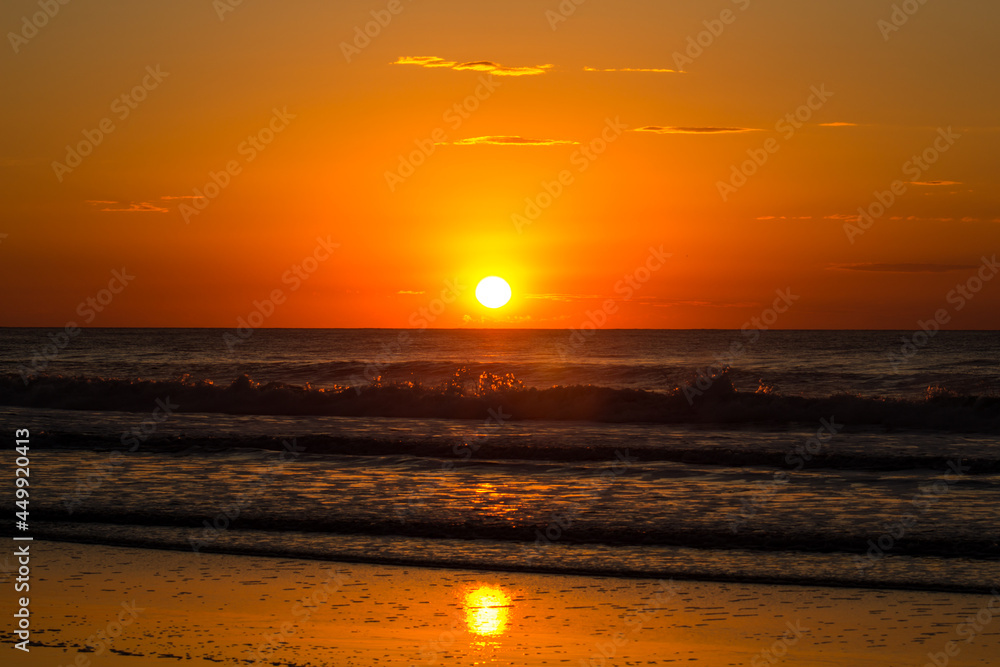 Nice sunrise from the beach
