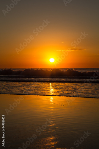 Beautiful sunrise on the beach