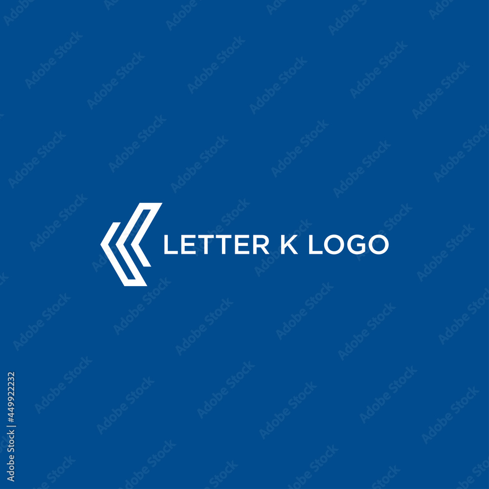 LETTER K LOGO DESIGN VECTOR
