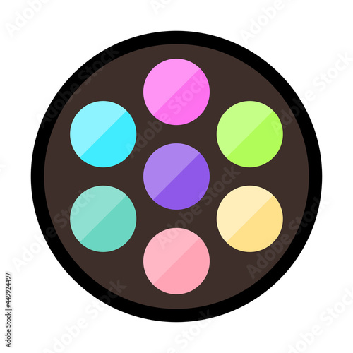 Cosmetic Palette Beauty Make Up Accessory Pattern