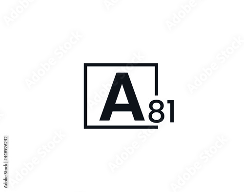 A81, 81A Initial letter logo