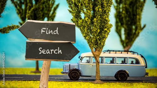 Street Sign Find versus Search