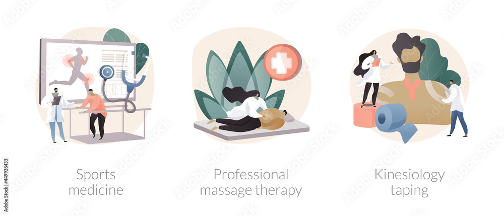 Sport healthcare abstract concept vector illustrations. Sport healthcare abstract concept vector illustrations.