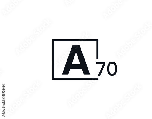 A70, 70A Initial letter logo