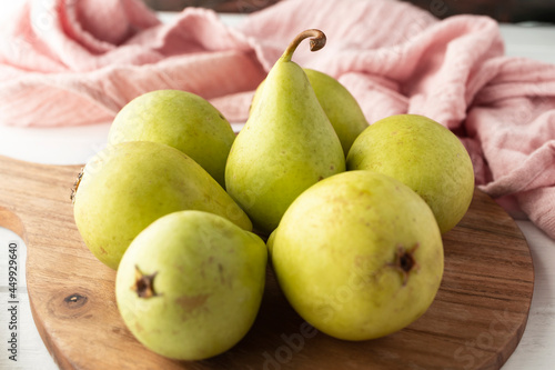 Small  ripe  organic and sweet pears 