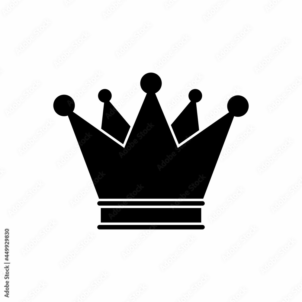 crown icon set vector sign symbol of king crown icon set vector sign symbol of king