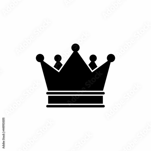 crown icon set vector sign symbol of king