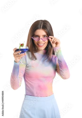Beautiful young woman with ...