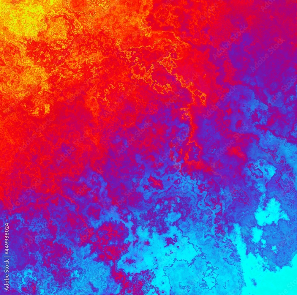 Abstract marbled grunge rainbow background texture