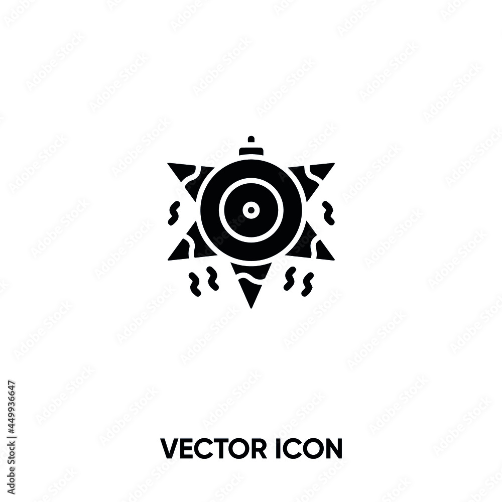 Pinata vector icon. Modern, simple flat vector illustration for website or  mobile app.Mexican pinata symbol, logo illustration. Pixel perfect vector  graphics vector de Stock | Adobe Stock