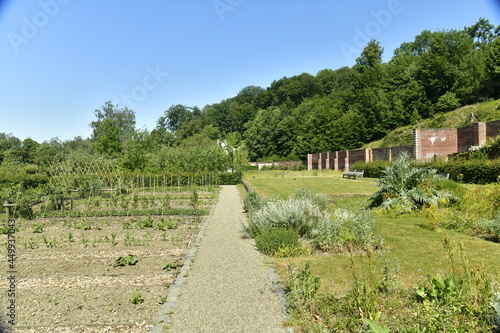 Les jardins de l'abbaye du Rouge-Cloître en plein coeur de la forêt de Soignes à Auderghem 