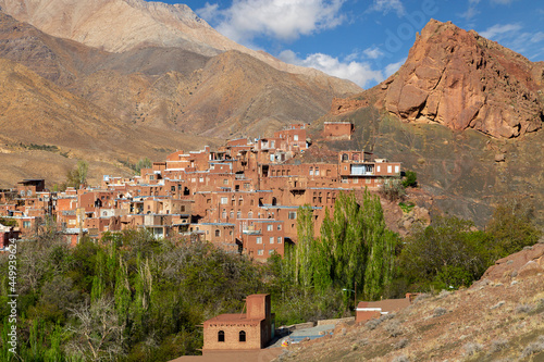Old village of Abyaneh near the city of Natanz in Iran photo