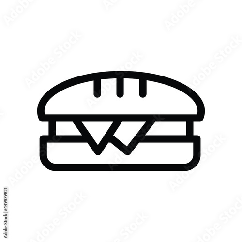 sandwich icon illustration vector graphic