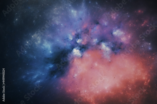 Fototapeta Naklejka Na Ścianę i Meble -  Fractal nebula