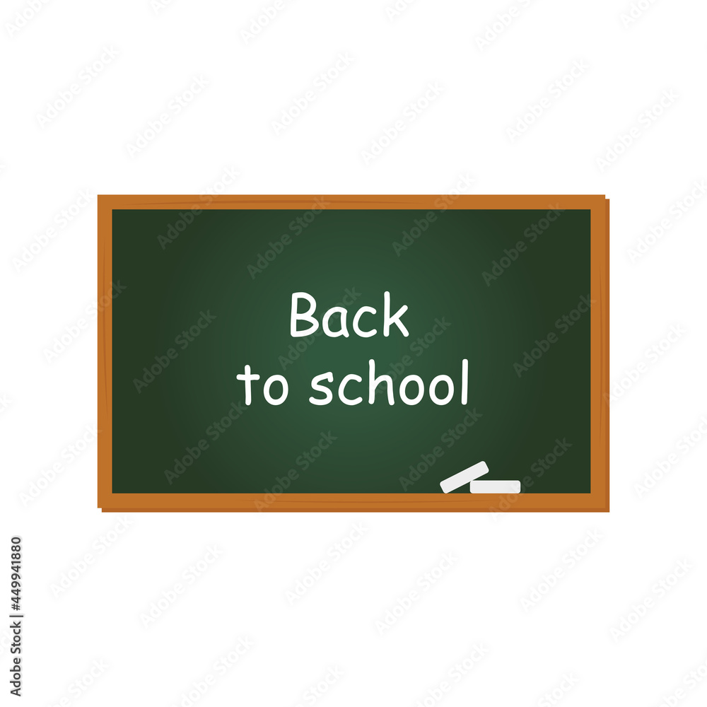 School board icon with inscription back to school. Vector illustration eps 10 School board icon with inscription back to school. Vector illustration eps 10