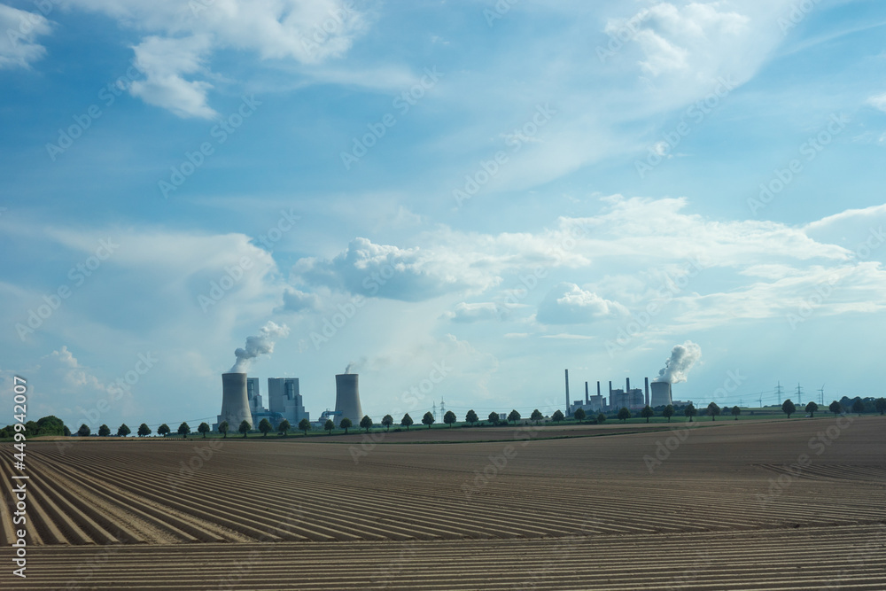Snapshot from the The Aktiengesellschaft Cologne Zoological Garden in Cologne, Deutschland, nuclear power plant station