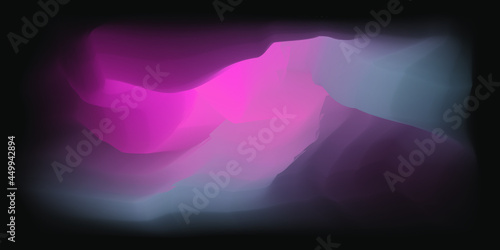 Pink and Blue Oil Painting Painting Artistic Texture Black Background. Acrylic Watercolor Artwork Backdrop Design Banner Template.